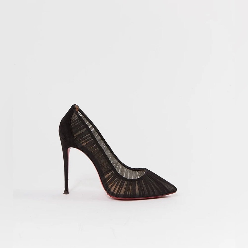 Christian Louboutin Draperia Chiffon Heels